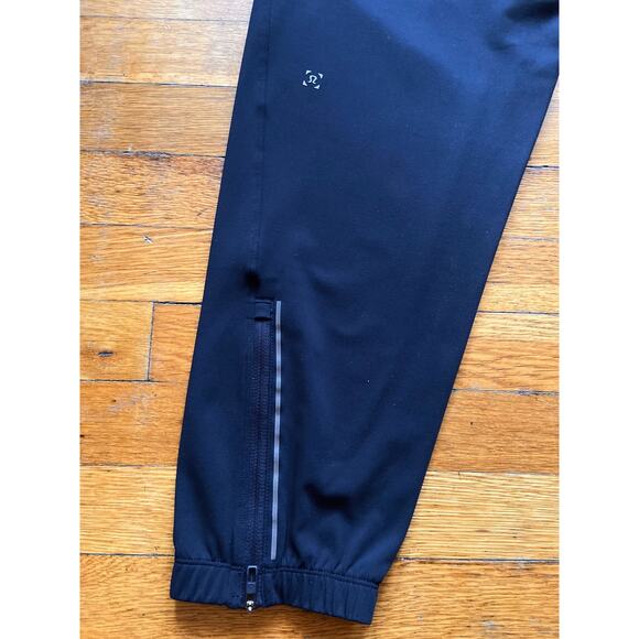 LULULEMON Navy Blue Stretch Nylon Joggers w/Zip Ankle sz XL - Picture 9 of 16